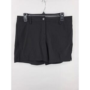 Puma Golf Shorts Womens 6 Black Athletic Performance Activewear Solid 2822